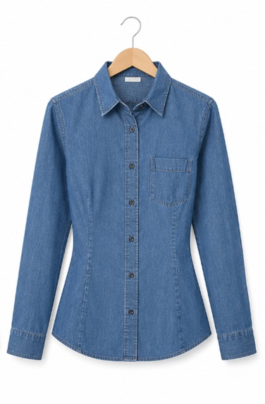 Camisa de jean mujer, fotografía 1 de 1